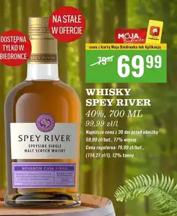 Biedronka Whisky Spey River Speyside Single Malt oferta