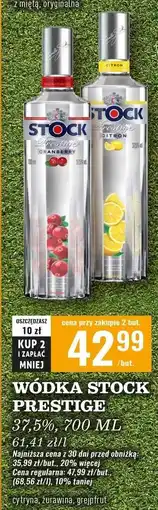Biedronka Wódka Stock Prestige Cranberry oferta