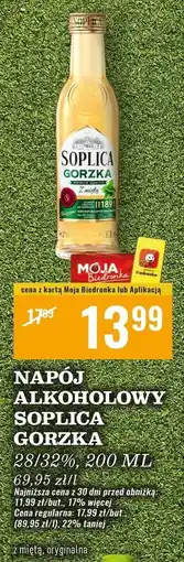 Biedronka Wódka Soplica Gorzka Z Miętą oferta