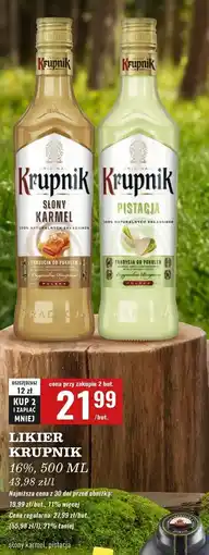 Biedronka Likier Krupnik Słony Karmel oferta