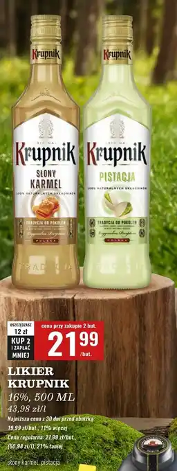 Biedronka Likier Krupnik Słony Karmel oferta
