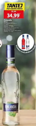 Lidl Wódka Finlandia Raspberry Fusion oferta