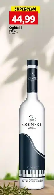 Lidl Wódka Ogiński Vodka oferta