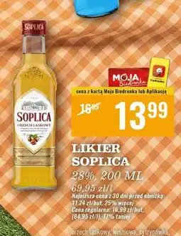 Biedronka Likier 30% Soplica Orzech Laskowy oferta