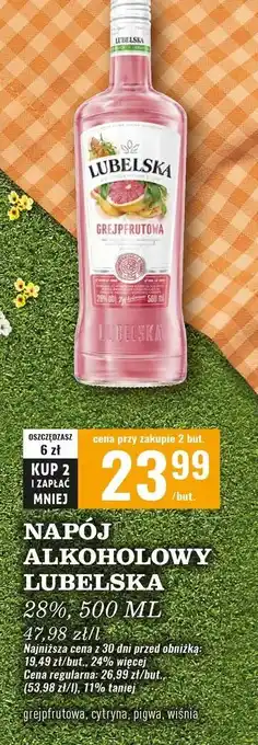 Biedronka Wódka Lubelska Wiśniówka oferta