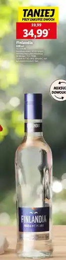 Lidl Wódka Finlandia Vodka Of Finland oferta