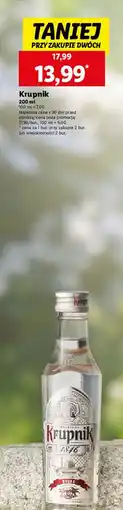 Lidl Wódka Krupnik Premium oferta