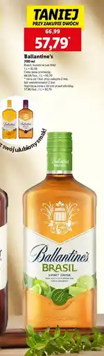 Lidl Whisky Ballantine's Brasil oferta