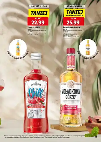 Lidl Likier 21% Lubelska Chill Strawberry oferta