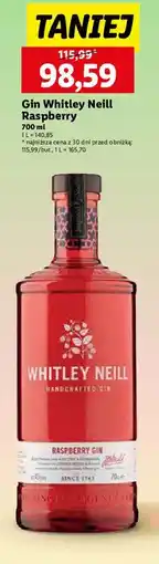 Lidl Gin Whitley Neill Raspberry oferta