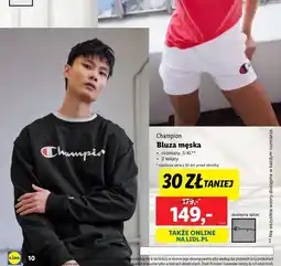 Lidl Bluza męska s-xl Champion oferta