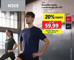 Lidl Koszulka męska m-xxl Nike oferta
