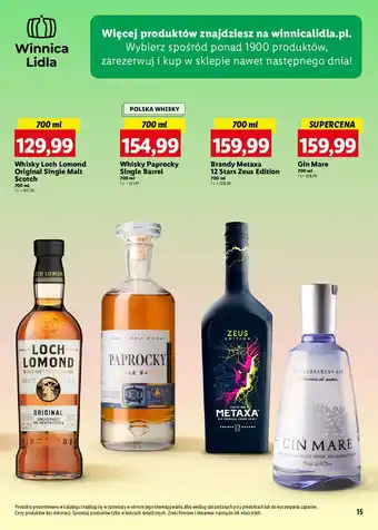 Lidl Whisky Loch Lomond Single Malt oferta