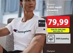 Lidl T-shirt męski rozm. s-xxl Champion oferta