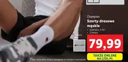 Lidl Szorty dresowe męskie s-xl Champion oferta
