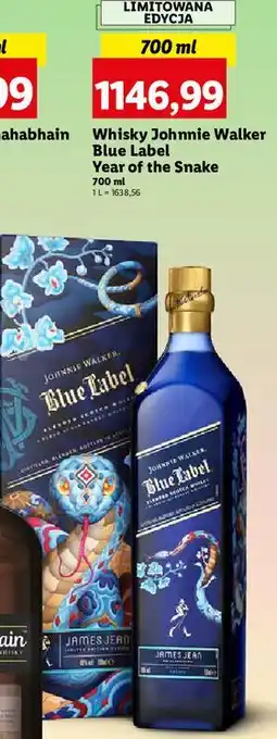 Lidl Whisky w kartoniku Johnnie Walker Blue Label oferta