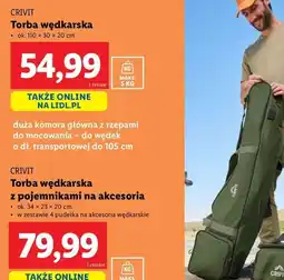 Lidl Torba wędkarska Crivit oferta