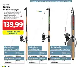 Lidl Zestaw do łowienia szczupaków i sandaczy Paladin oferta