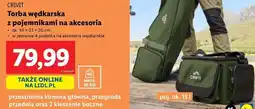 Lidl Torba z przybornikami na akcesoria wędkarskie Crivit oferta