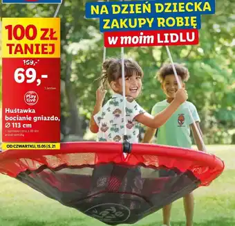 Lidl Huśtawka bocianie gniazdo Playtive oferta
