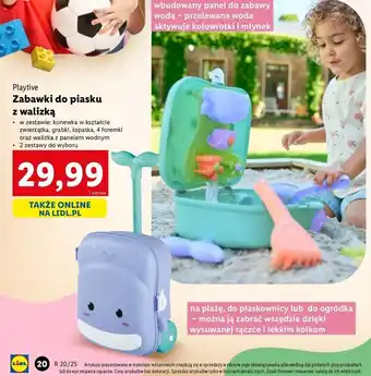 Lidl Zabawki do piasku z walizką Playtive oferta