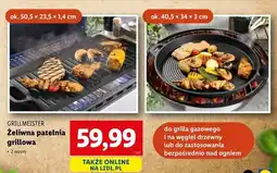 Lidl Pate*żel*patelnia żeliwna grillowa 40.5 x 34 3 cm Grill Meister oferta