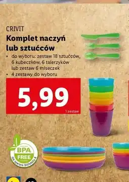 Lidl Sztućce Crivit oferta