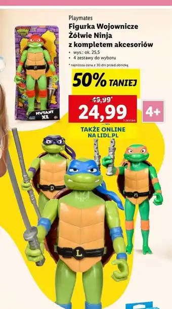 Lidl Figurka wojownicze żółwie ninja oferta