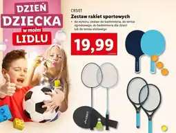 Lidl Zestaw do gry w tenisa ogrodowego Crivit oferta