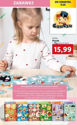 Lidl Puzzle pieski Czuczu oferta