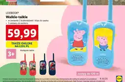 Lidl Walkie talkie świnka peppa Lexibook oferta