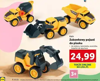 Lidl Spychacz do piasku Klein oferta