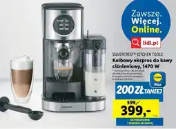 Lidl Ekspres do kawy ciśnieniowy kolbowy 1470 w Silvercrest oferta