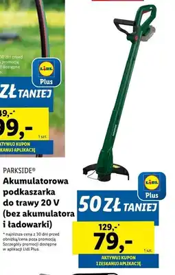 Lidl Podkaszarka akumulatorowa 20 v Parkside oferta