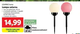Lidl Lampa solarna 44 cm Livarno Home oferta