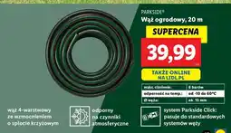 Lidl Wąż ogrodowy 20 m, 13 mm Parkside oferta