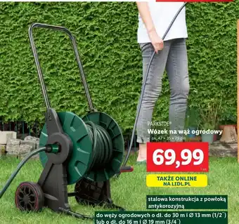 Lidl Wózek na wąż ogrodowy Parkside oferta