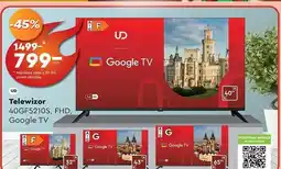 Biedronka Telewizor 40f5210 Ud oferta