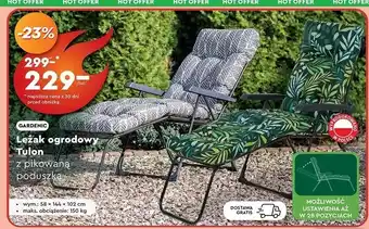 Biedronka Leżak tulon 58 x 144 102 cm Gardenic oferta
