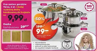 Biedronka Deska bambusowa Mg Home oferta