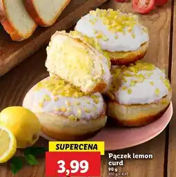 Lidl Pączek lemon curd Cukiernia Lidla oferta