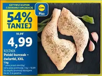 Lidl Ćwiartka z kurczaka xxl Rzeźnik Codzienna Dostawa oferta