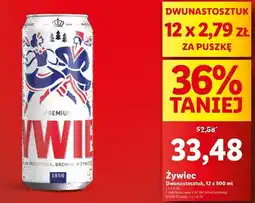 Lidl Piwo Żywiec Jasne Pełne oferta