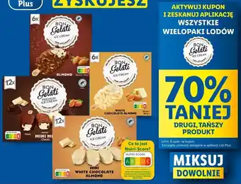 Lidl Lody mini almond Bon Gelati oferta