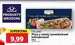 Lidl Pizza z rukolą i pomidorkami koktajlowymi Italiamo oferta