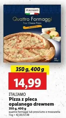 Lidl Pizza prosciutto z mozzarelą Italiamo oferta