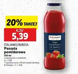 Lidl Pomidory rozdrobnione z bazylią Italiamo oferta