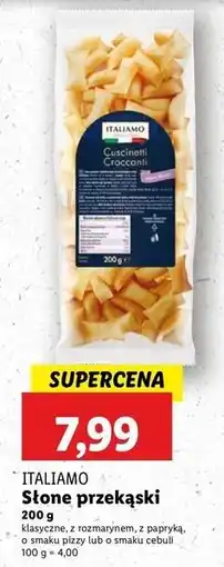 Lidl Przekąska cuscinetti croccanti sardi z chilli Italiamo oferta