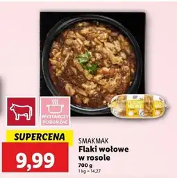 Lidl Flaki wołowe w rosole Smak Mak oferta