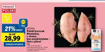 Lidl Filet z piersi kurczaka biesiadnego Rzeźnik Codzienna Dostawa oferta